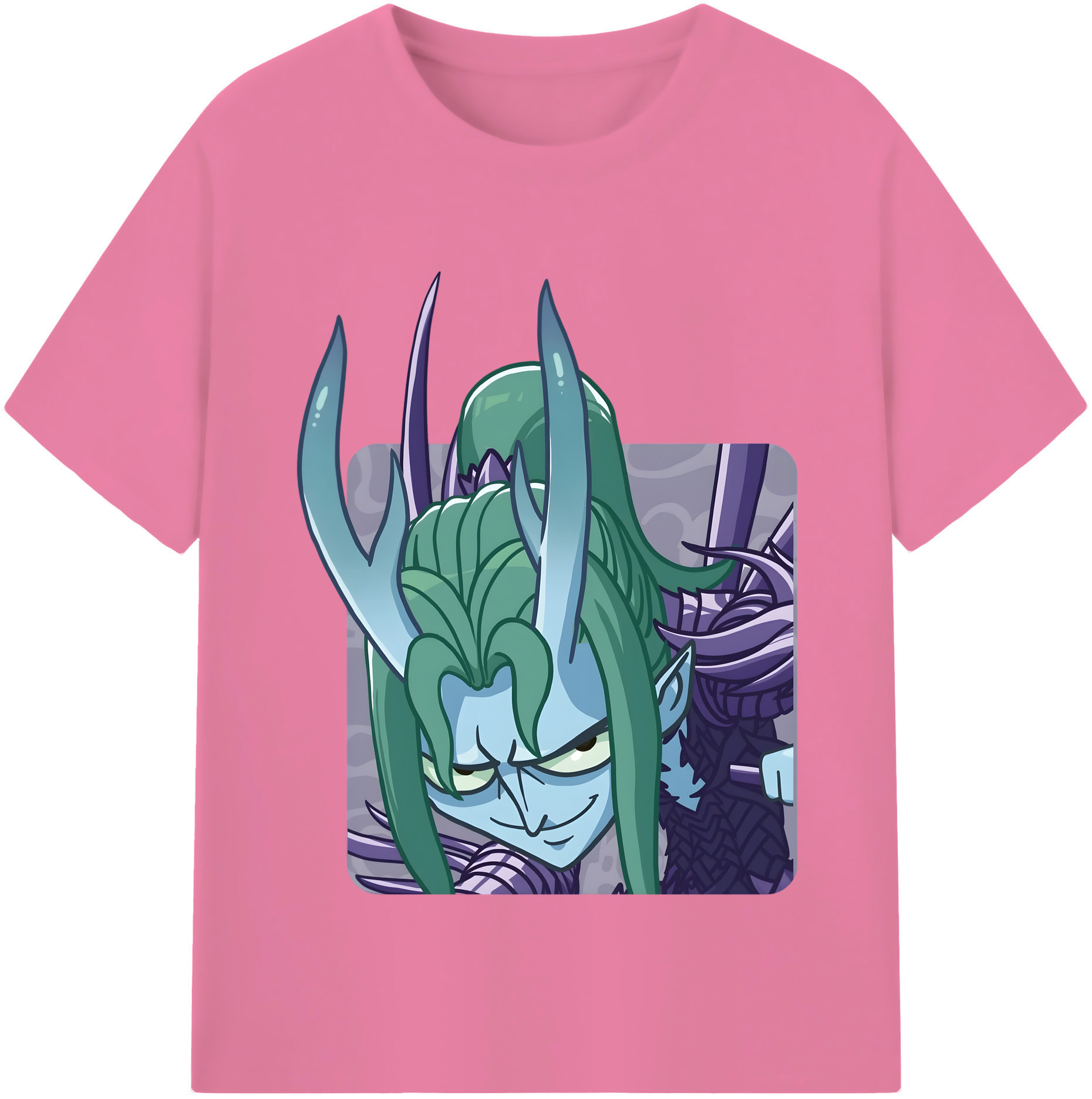 （画像用） Ne Zha 2 ナタ 魔童の大暴れ 綿100％半袖Tシャツ（フロントプリント）